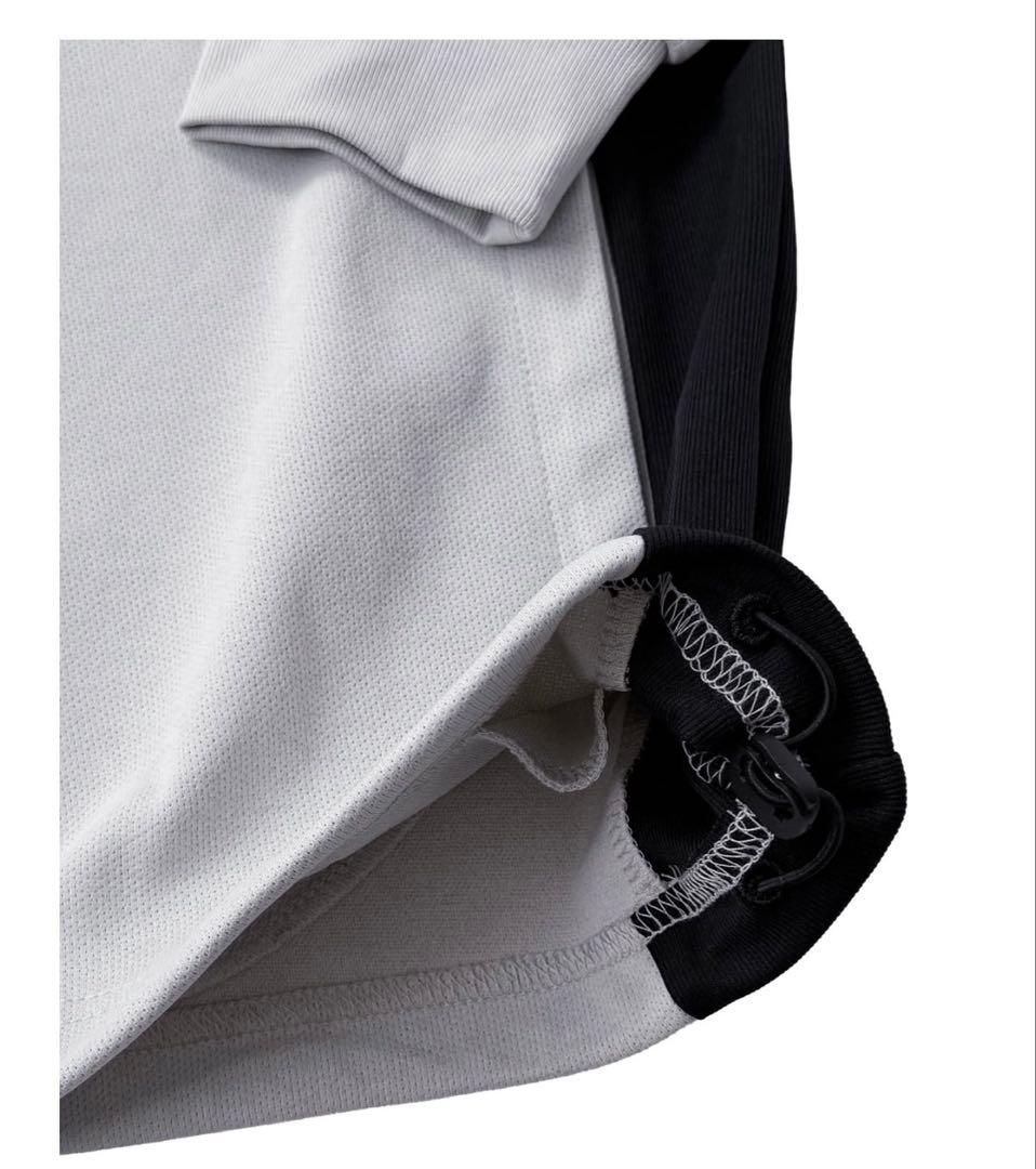 新品 golfickers ゴルフィッカーズ ロングスリーブジップシャツ グレー