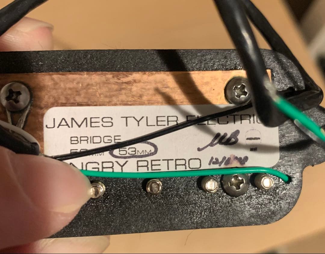 JAMES TYLER ELECTRIC MAXIMUM TONE ピックアップ