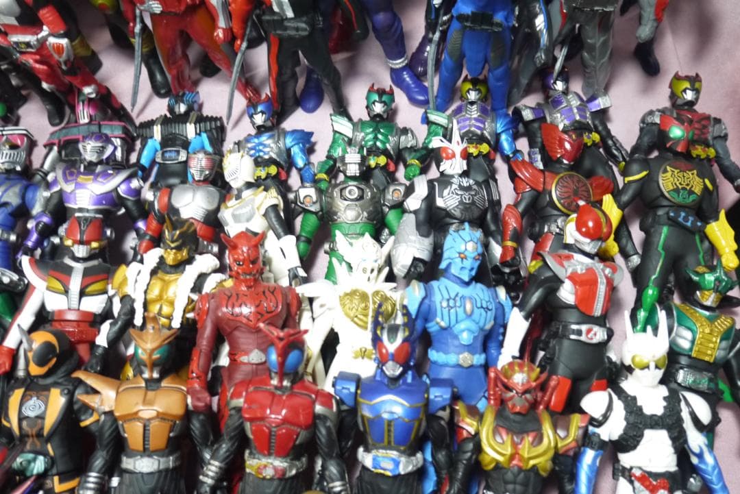 ライダーヒーローシリーズ　ビッグサイズソフビフィギュア　125体セット