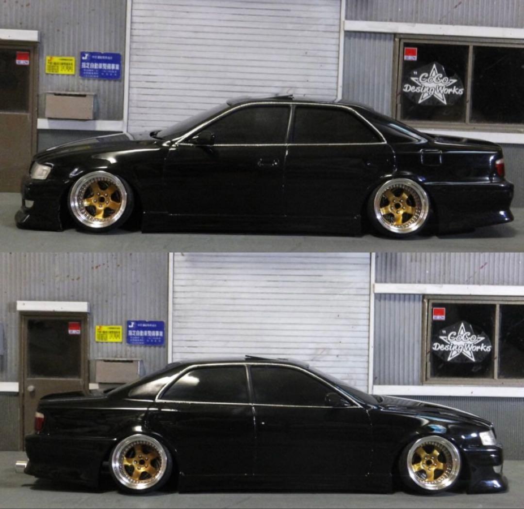1/24 JZX100 チェイサー ツアラーV 完成品　足立仕様　ドリフト