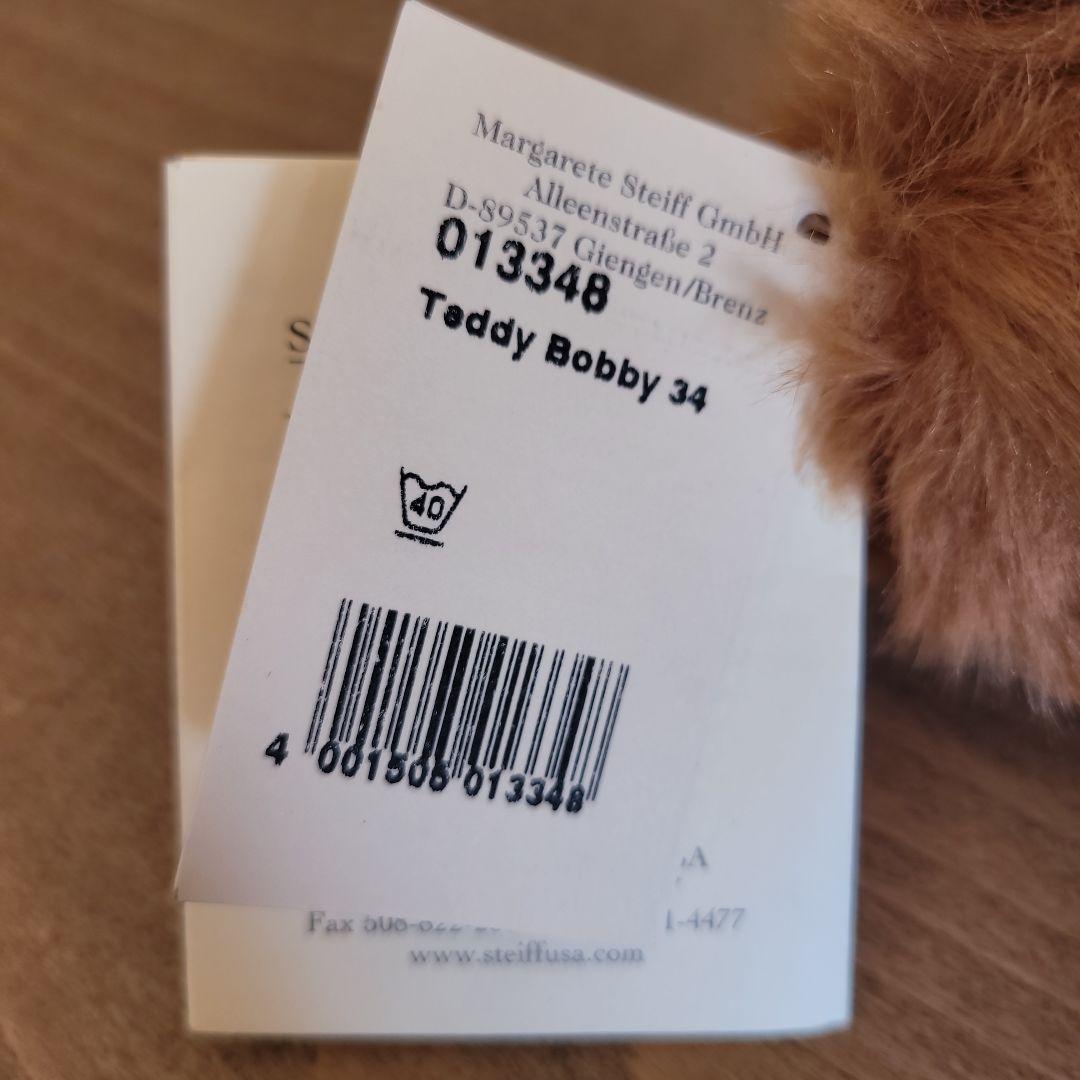 シュタイフ テディベア 013348 タグ付き