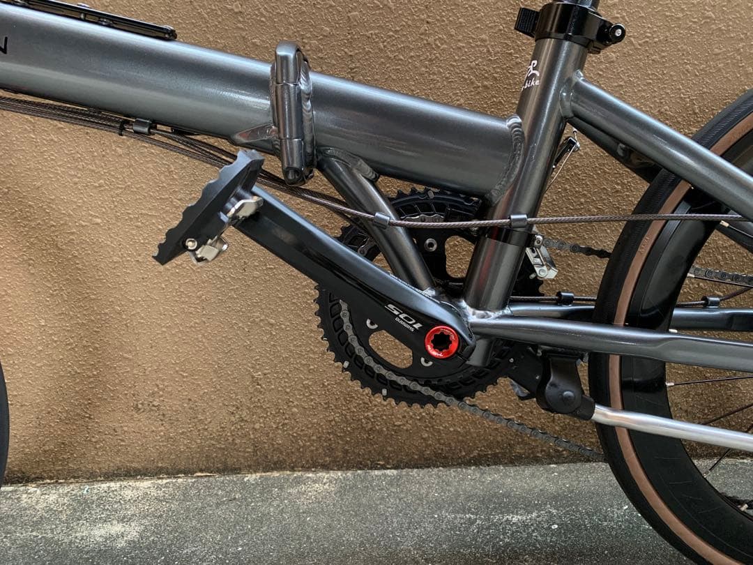 軽量★DAHON Vitesse★フルリメイク★セミ油圧ブレーキ、451ホイール