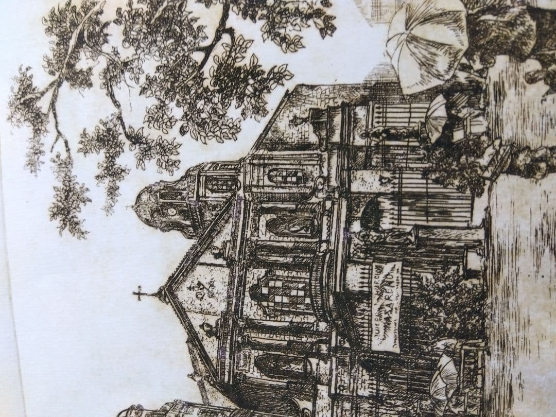 エッチング版画 4枚