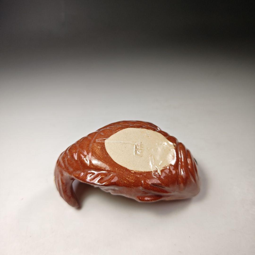 イ296 香合『加州梅山窯　香野壮明』『鯛　香合　共箱』茶道具