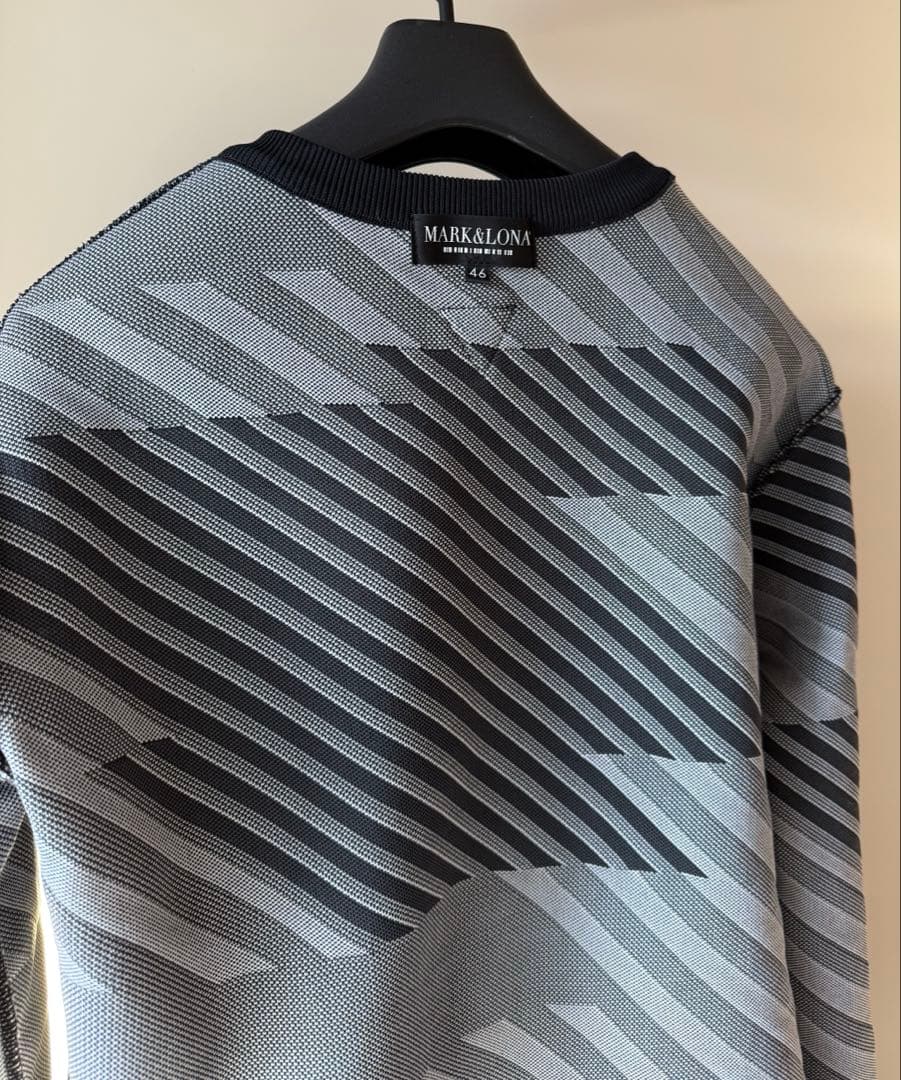 美品 ★ MARK&LONA ニット セーター マーク&ロナ 正規品 ブラック