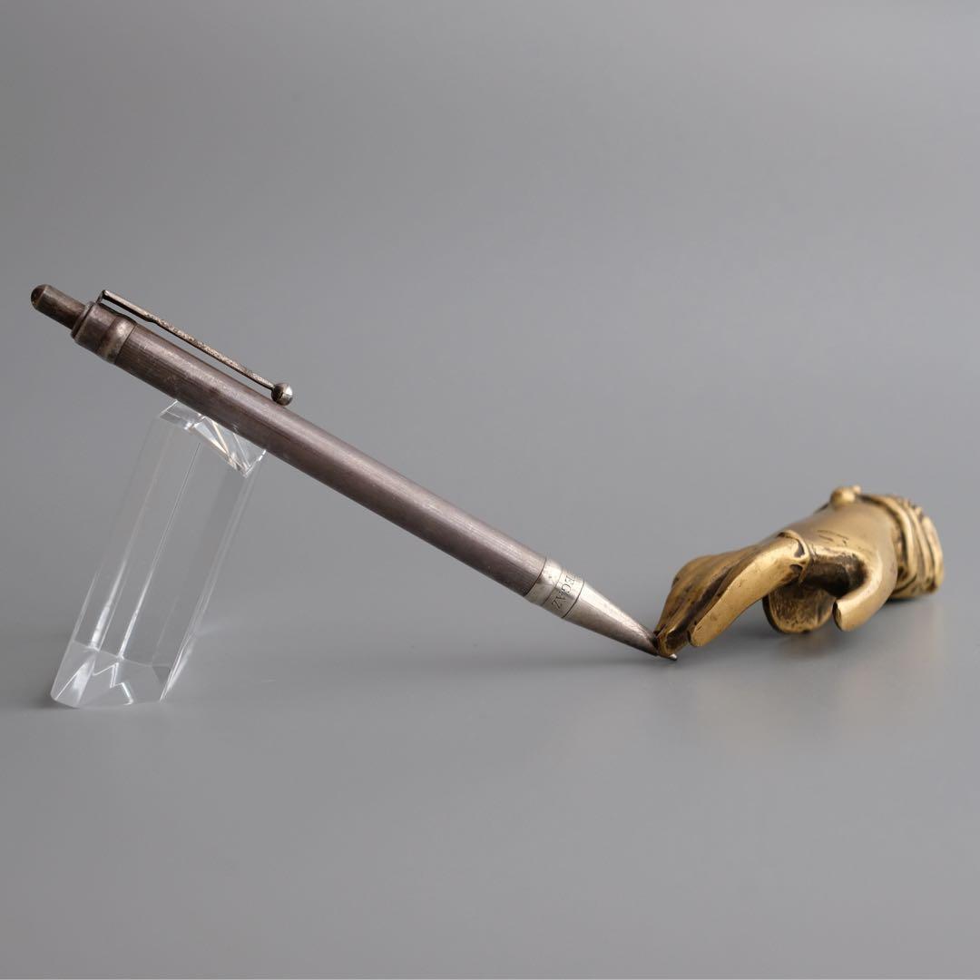 1970年 イタリア製925純銀製ノック式ボールペン、PERTEGAZ