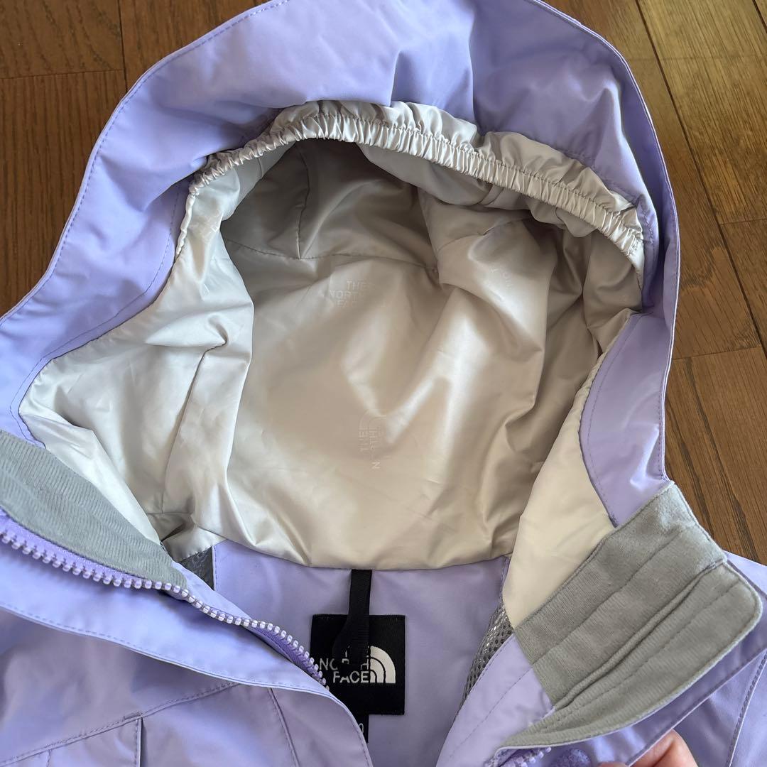 新品同様♡ノースフェイスキッズ♡NPJ62275♡パープル♡110
