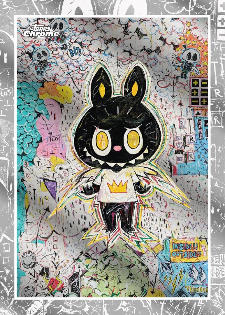 その他 2025 Topps Chrome Labubu 5 box