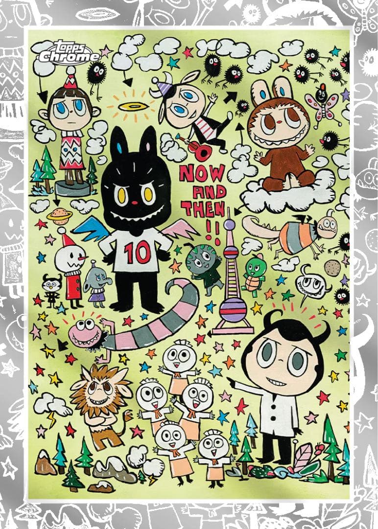 その他 2025 Topps Chrome Labubu 5 box