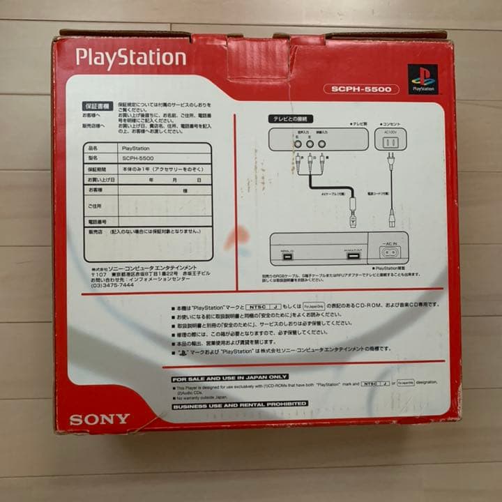 PlayStation本体・SIMCITY2000・SMASH COURTセット