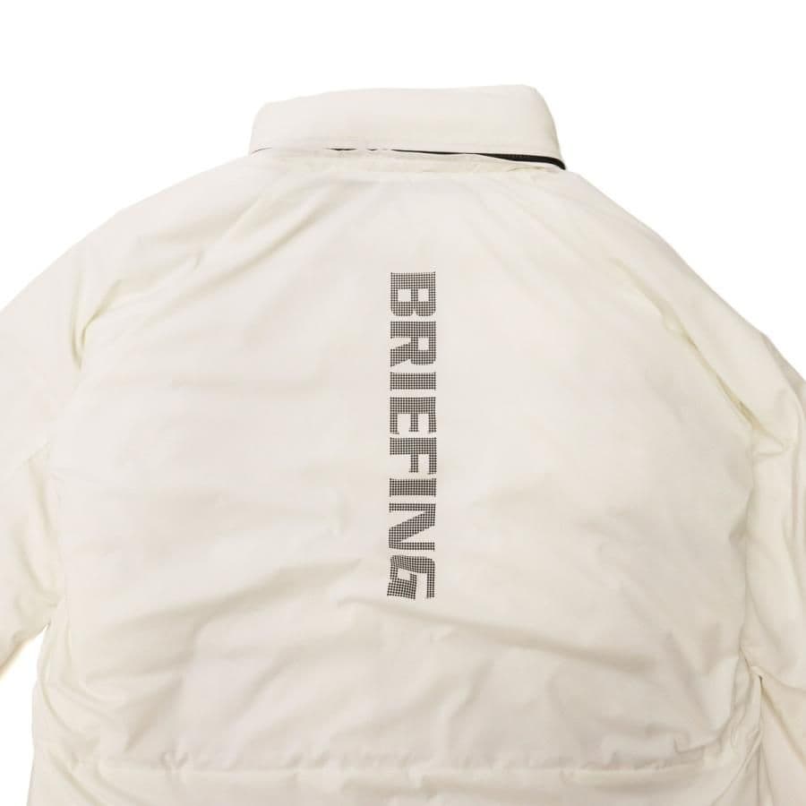 BRIEFING　TAION　 ダウンベンチコート　ヒート温度調節　ホワイト