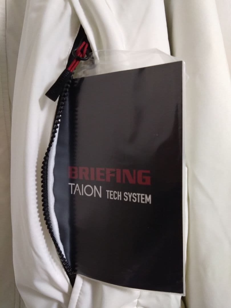 BRIEFING　TAION　 ダウンベンチコート　ヒート温度調節　ホワイト