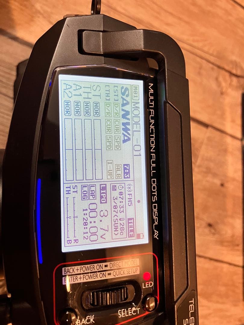 SANWA MT-5 リポバッテリー付属