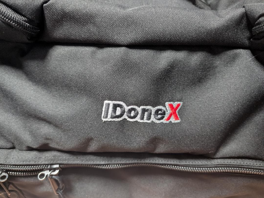 IDoneX .アイディーワン.ボストンキャリーバッグ.大容量.ブラック