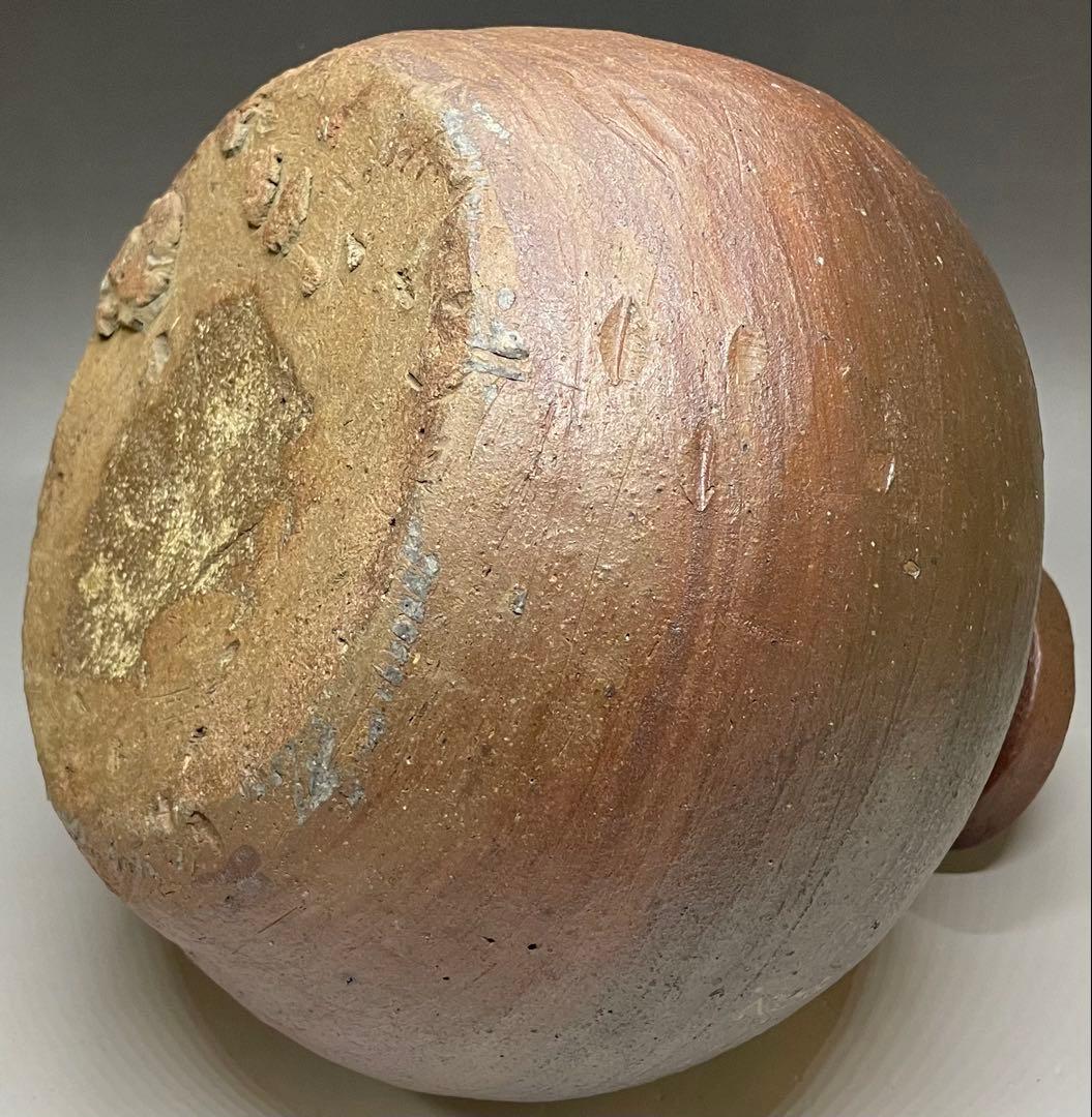 ヨシモ※プロフ必読※　古備前　桃山時代　蕪徳利　箱付　Q772