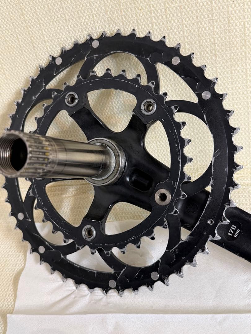 訳あり品 カンパニョーロ ヴェローチェクランク 170mm50/34 bb付