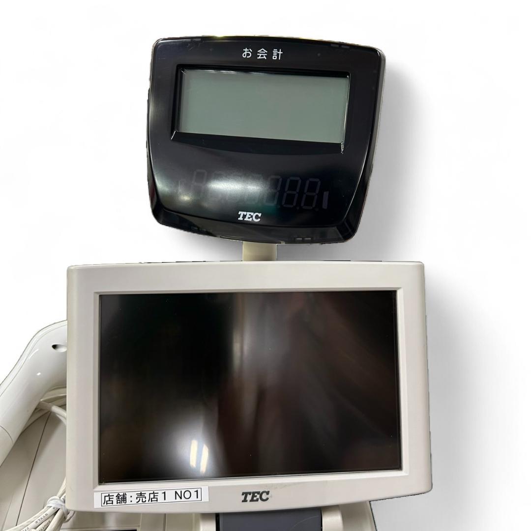 TEC東芝テック FS-2055 レジスター バーコードリーダー付 動作確認済①