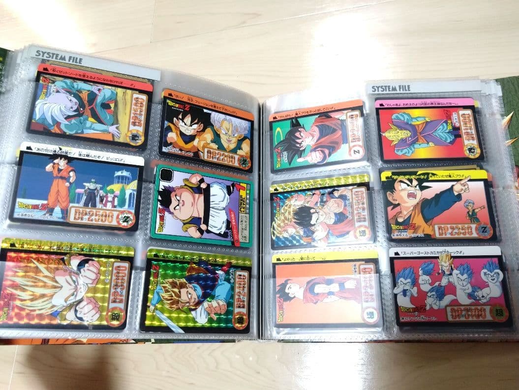 【貴重】ドラゴンボールZ カードダス 計292枚＆専用バインダー＆ポスター当時物
