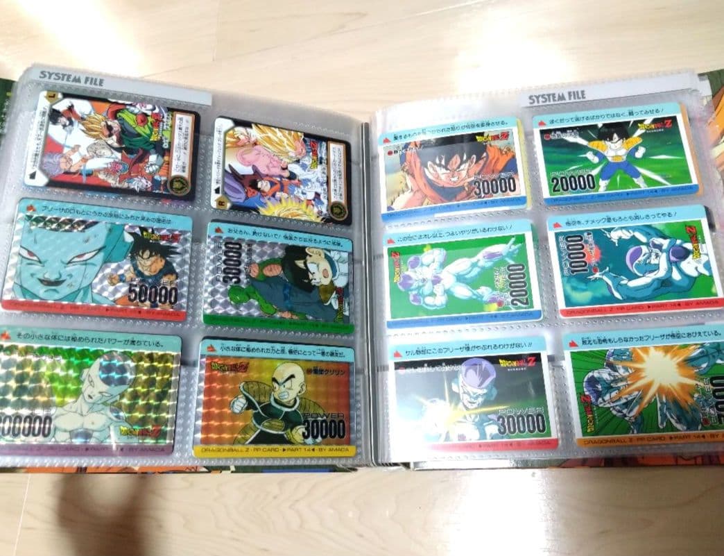 【貴重】ドラゴンボールZ カードダス 計292枚＆専用バインダー＆ポスター当時物