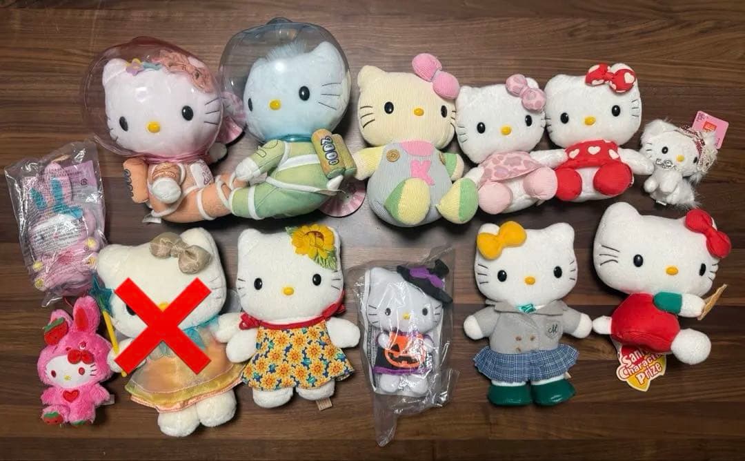 【~1/22まで】ハローキティ ぬいぐるみ まとめ売り 平成