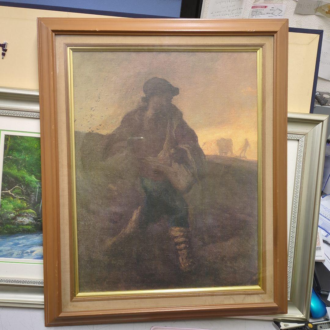 油彩額縁 種をまく人（ミレー）