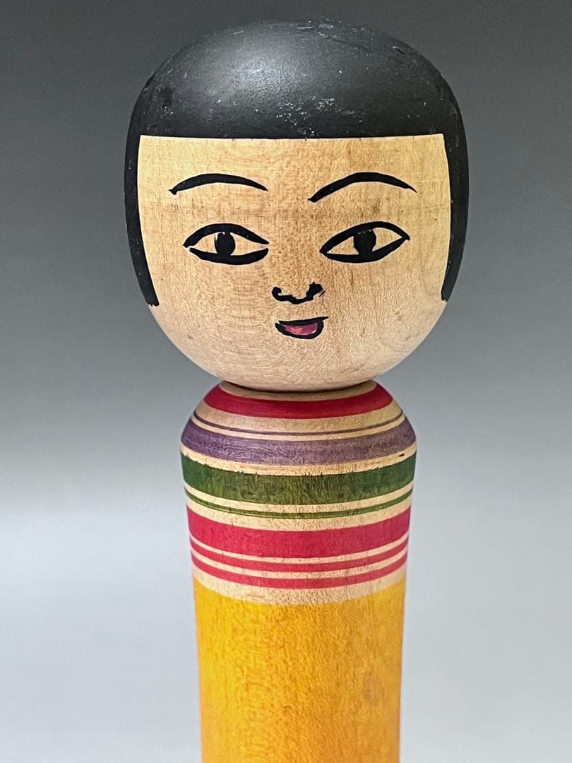 C631 こけし　入間誠吾　津軽系　伝統こけし　日本人形　日本伝統こけし