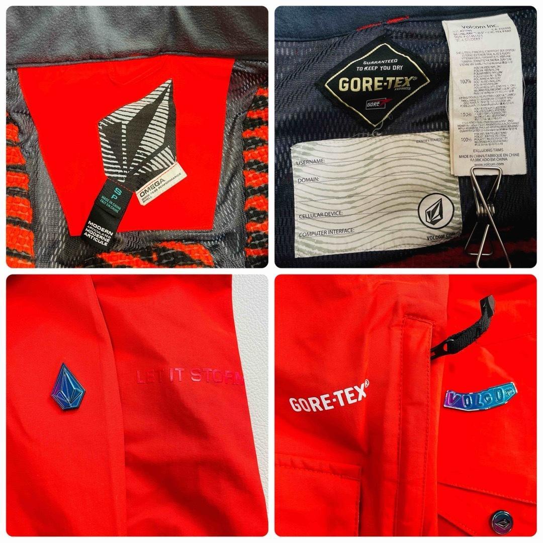 6699 ボルコム　パンツ　ゴアテックス　スノボ　レッド　メンズ　RECCO付