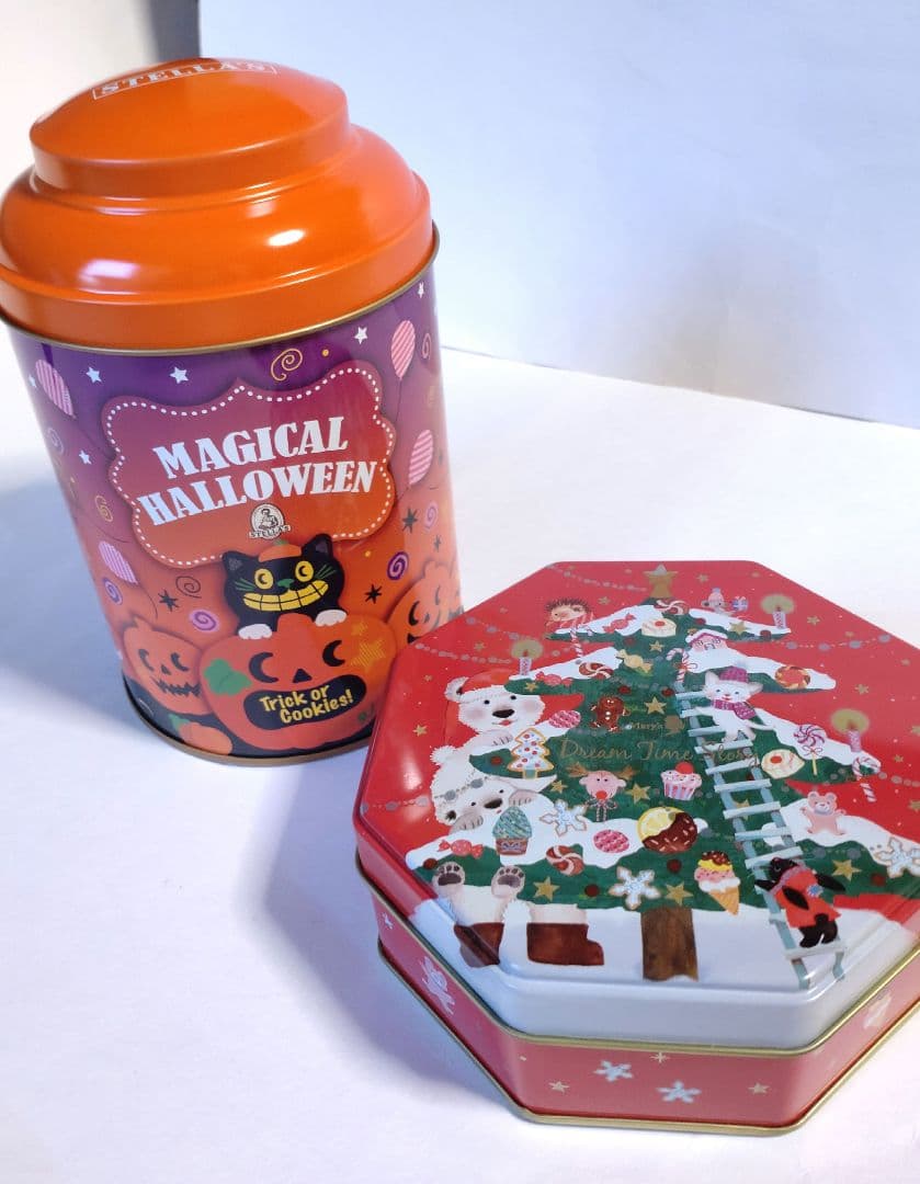 お菓子缶 空き缶 まとめ売り クッキー缶 レトロ ヴィンテージ 小物入れ