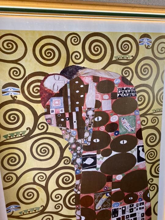 インテリア アート 額 グスタフ・クリムト画 「抱擁」