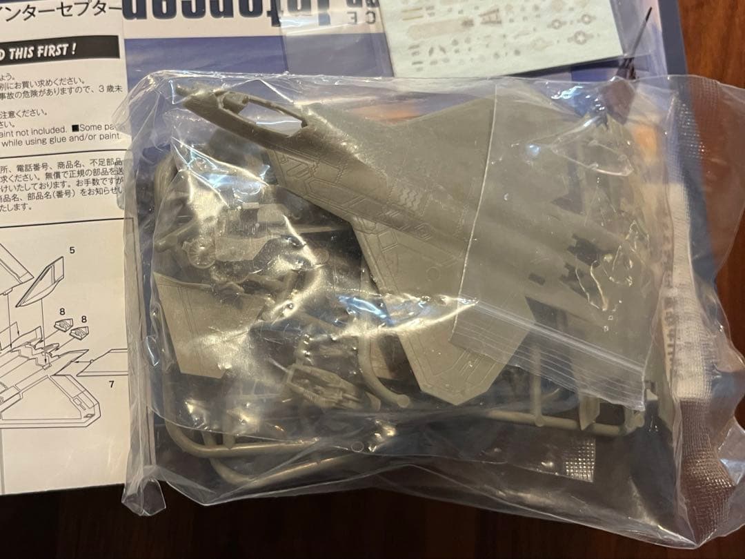 1/144PLATZ F-22A ラプター　インターセプターミッション中身未開封
