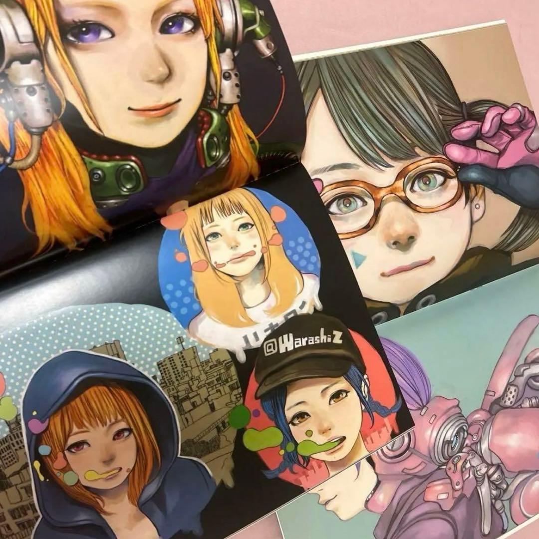 【超希少 10年前サイン入り】ざしきわらし イラスト集 2冊+缶バッジ