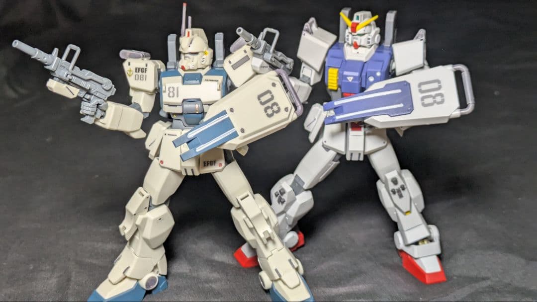 HG グフカスタム ez-8 陸戦型ガンダム ガンダム ガンプラ 08小隊