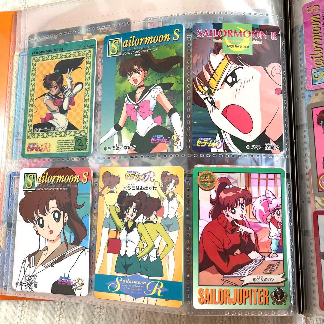 美少女戦士セーラームーン　カードダス　ファイル&カード106枚　まとめ売り