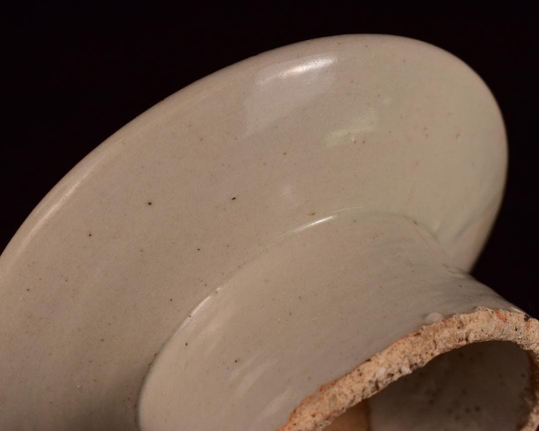 李朝 白磁 台鉢 台皿 菓子器 陶芸