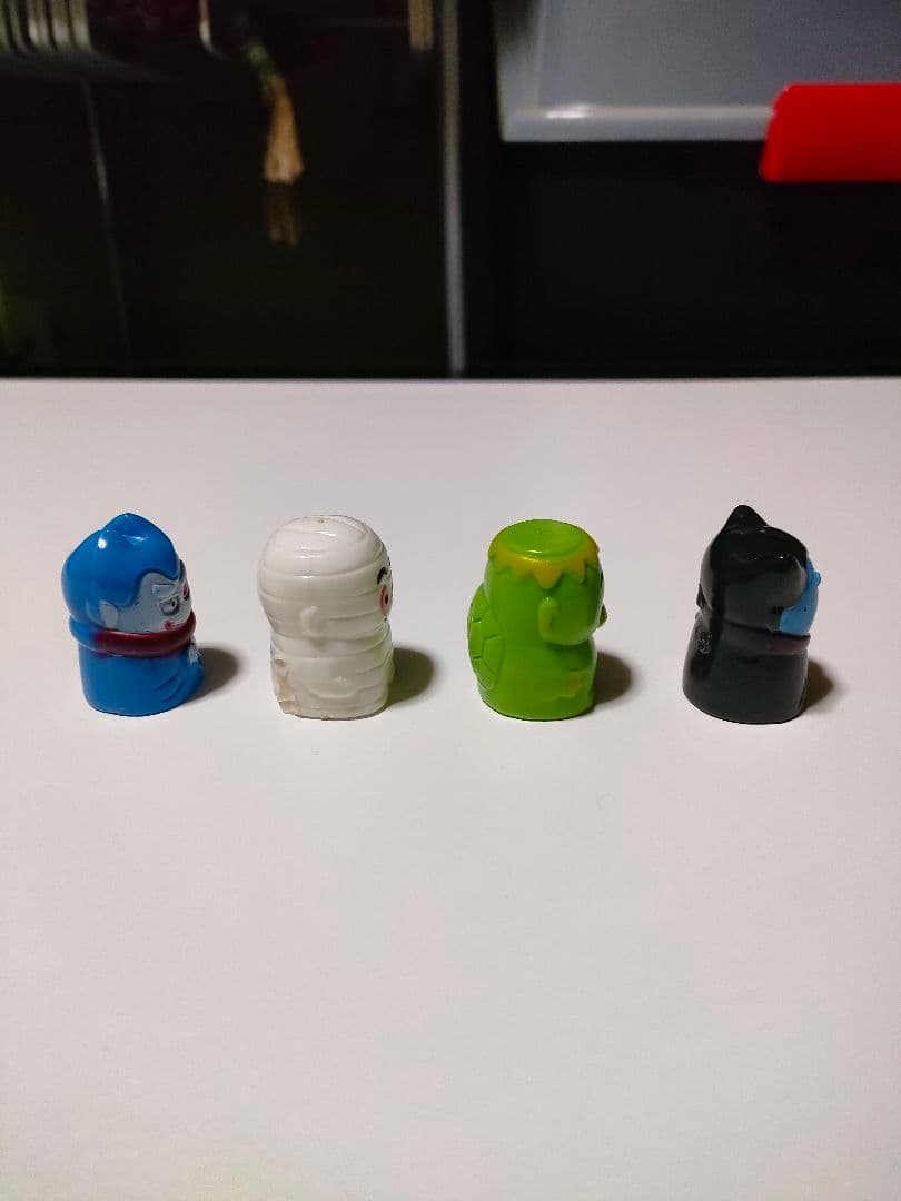 モンスターらんど 4体セット 明治製菓 レトロ 食玩 当時物