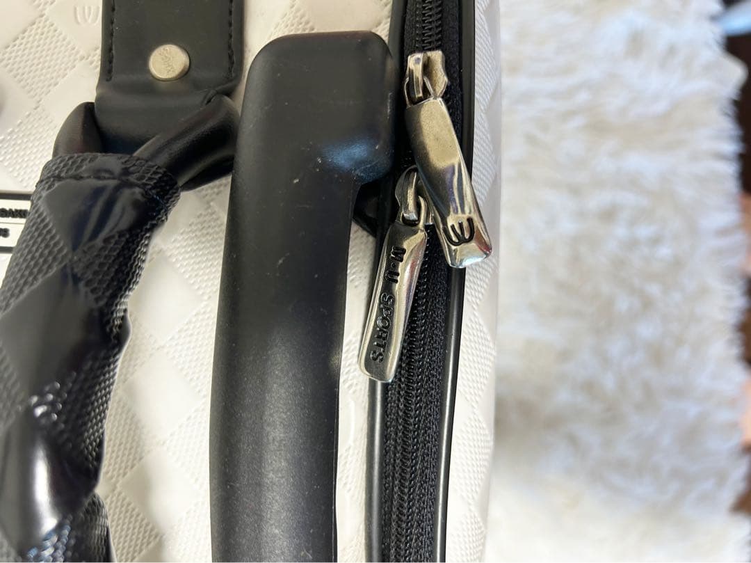 【美品】MU SPORTS キャリーケース シンプル ホワイト ミエコ ウエサコ