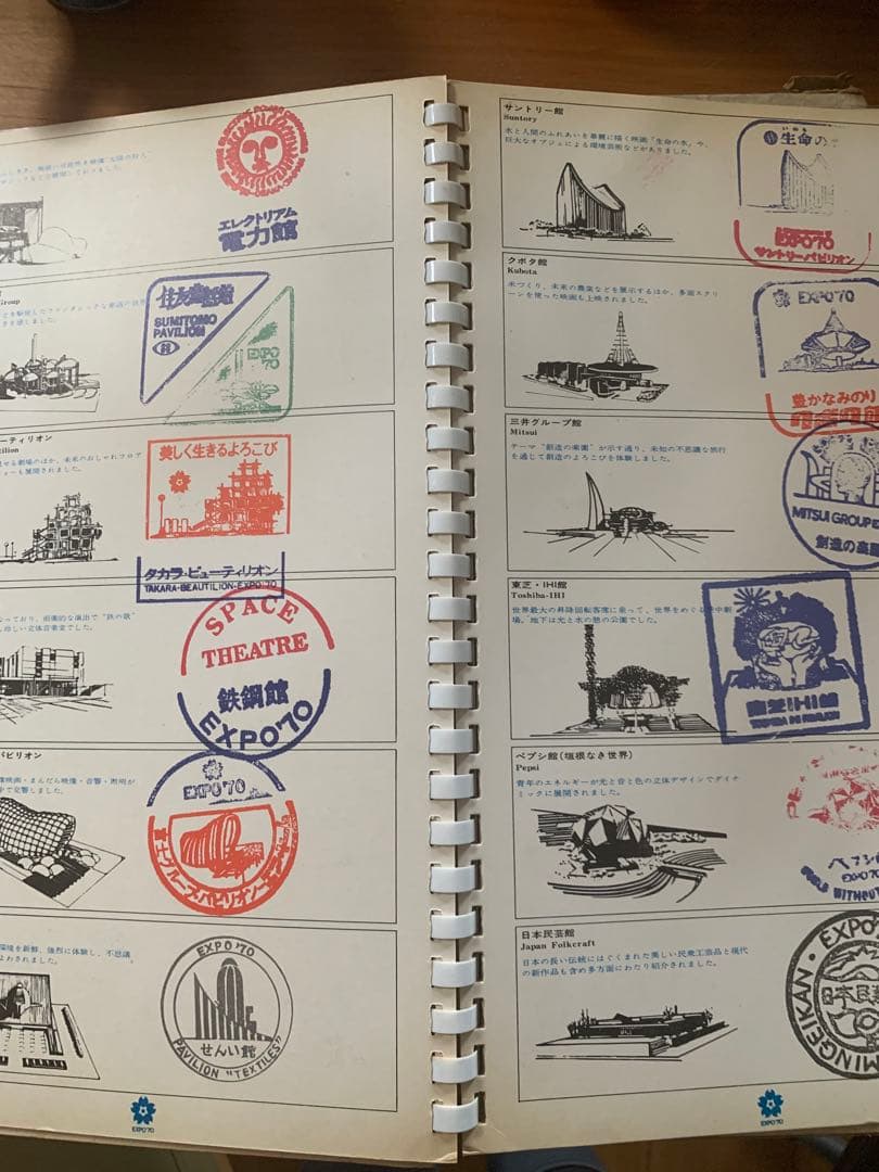 EXPO'70万国博記念スタンプ集