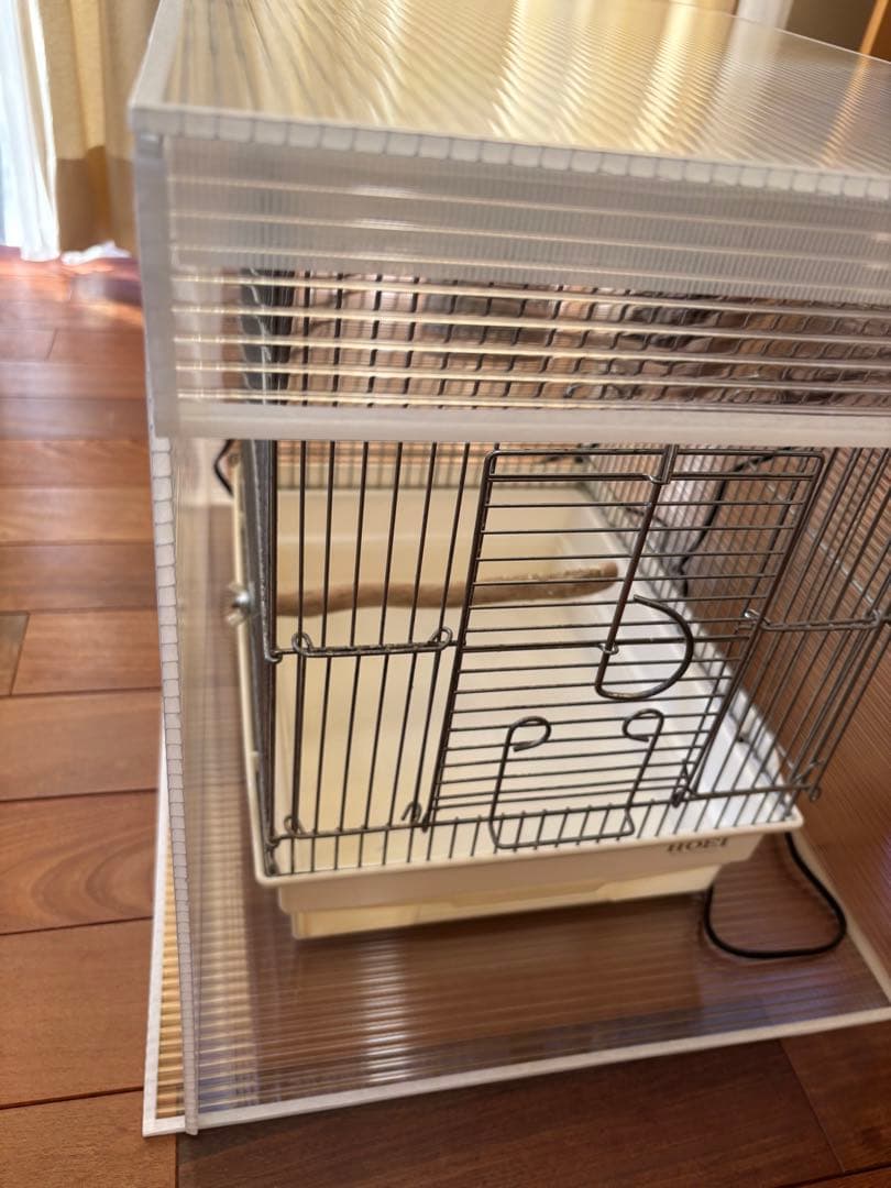 【オーダーメード】鳥かご鳥ゲージ鳥ケージ保温カバー、保温ケース　アクリル