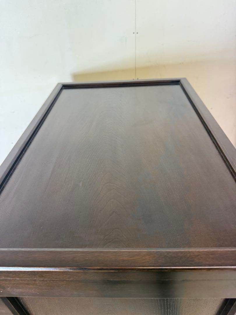 【引取り可】サイドボード 木製 キャビネット 和風 チェスト 無垢 完成品