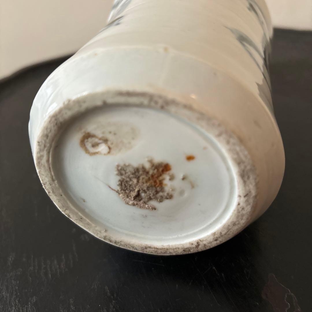 蝋燭徳利　古伊万里　油壷　酒器　花入　保命酒　骨董　岩谷焼 検;白洲正子　李朝