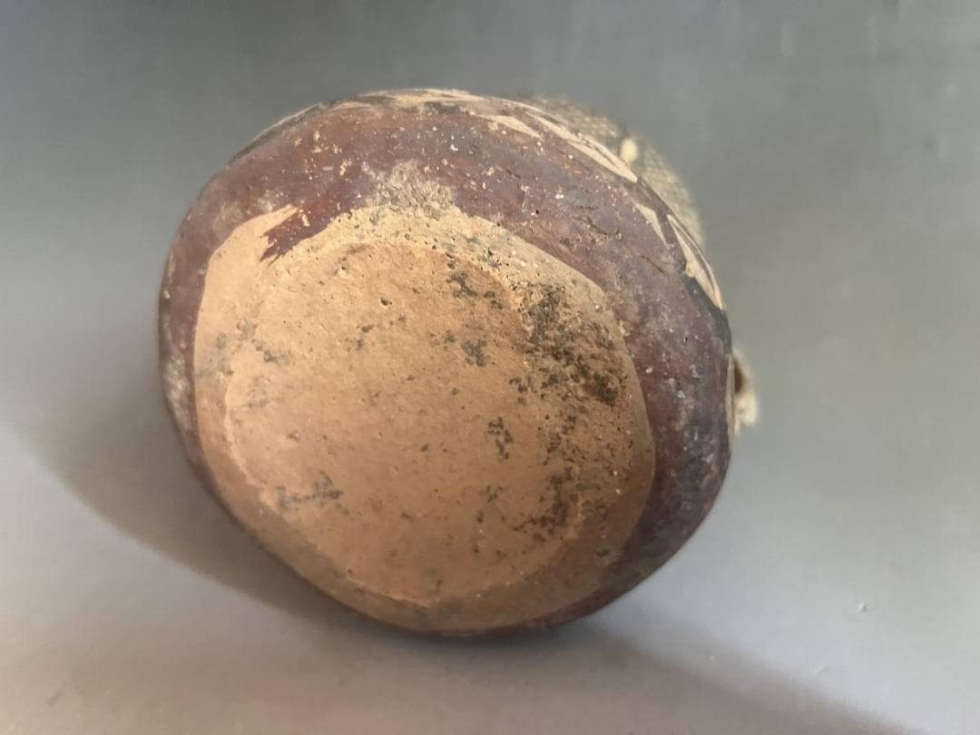 須恵器■土器 耳付き 口広 手持ち 土物 網目 古美術 時代物 骨董品■