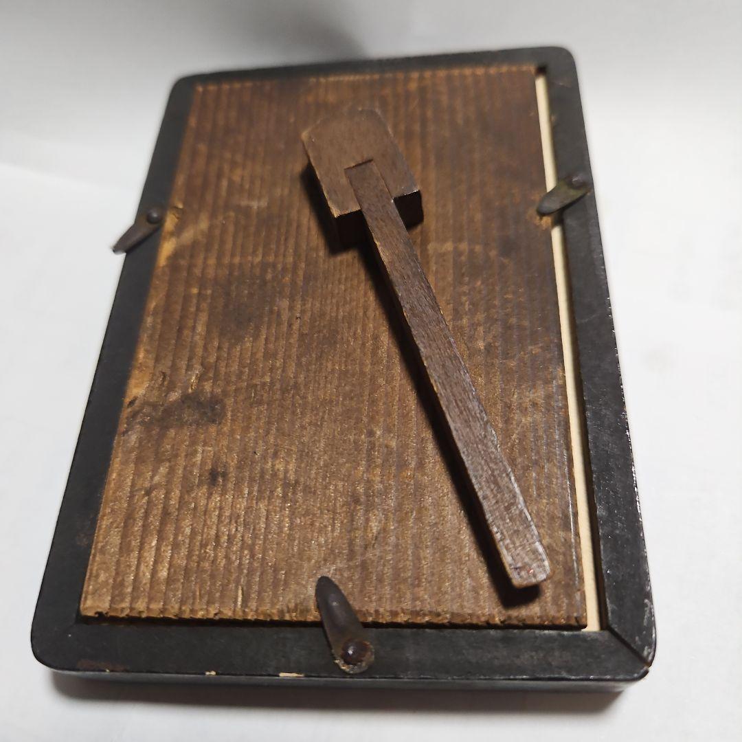 ミニ額入　ガラス絵　浮世絵