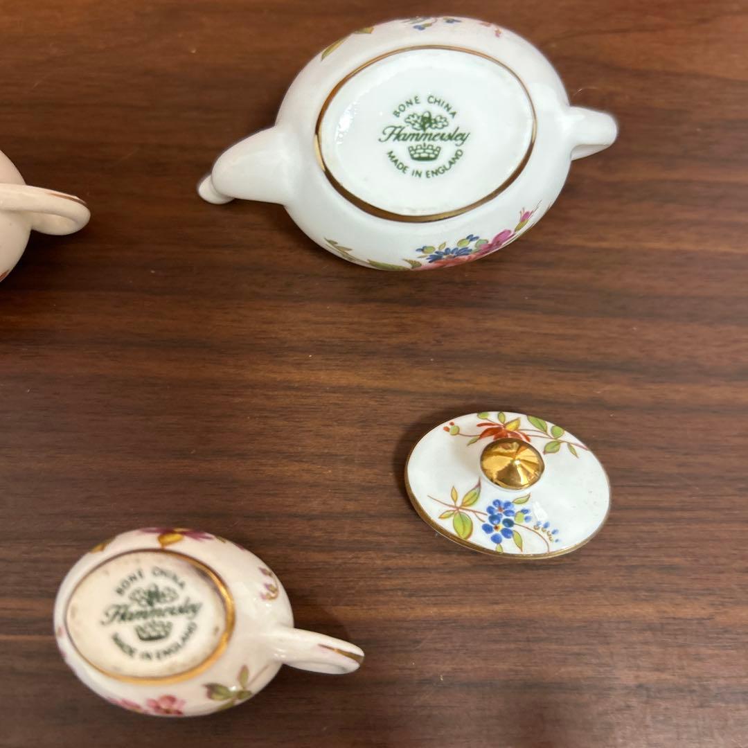 ハマースレイ ハワードスプレイ ミニチュア　ティーセット　英国製　アンティーク