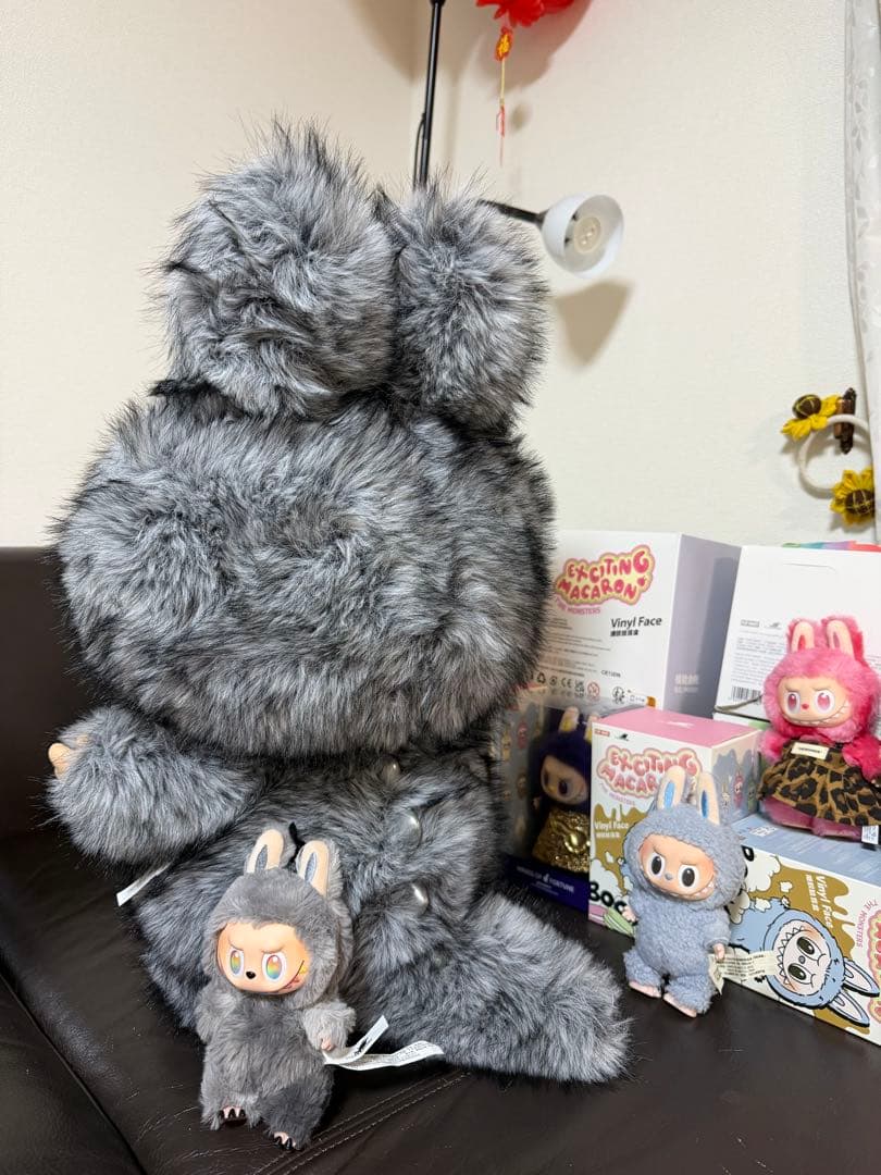 happyスペシャルオーダー超特大60cmジモモ四種の目&夢のマカロン天使