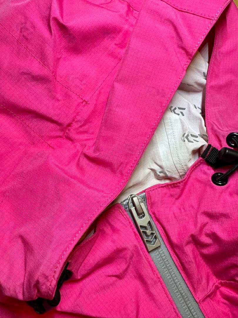 DAIWA フィッシング ジャケット 釣り 防水ウェア レインスーツ ピンク