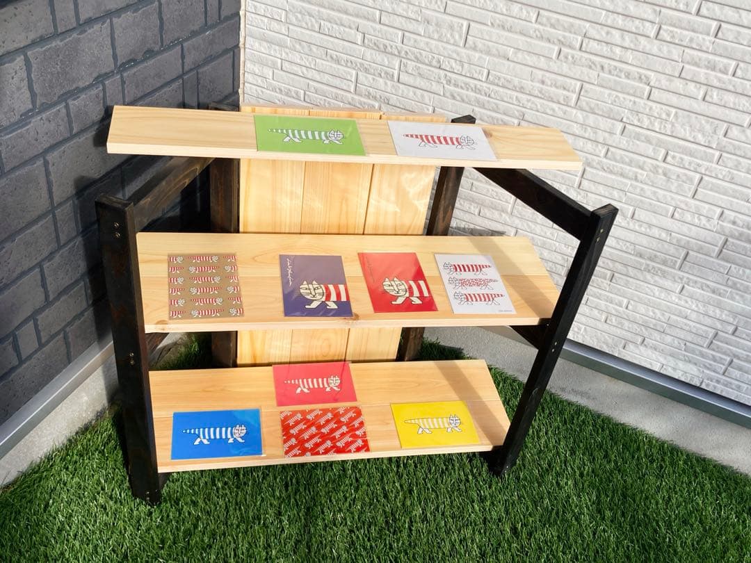 ディスプレイ＋マルチ　シェルフ　セット什器　工具不要　簡単設営　イベント　フリマ