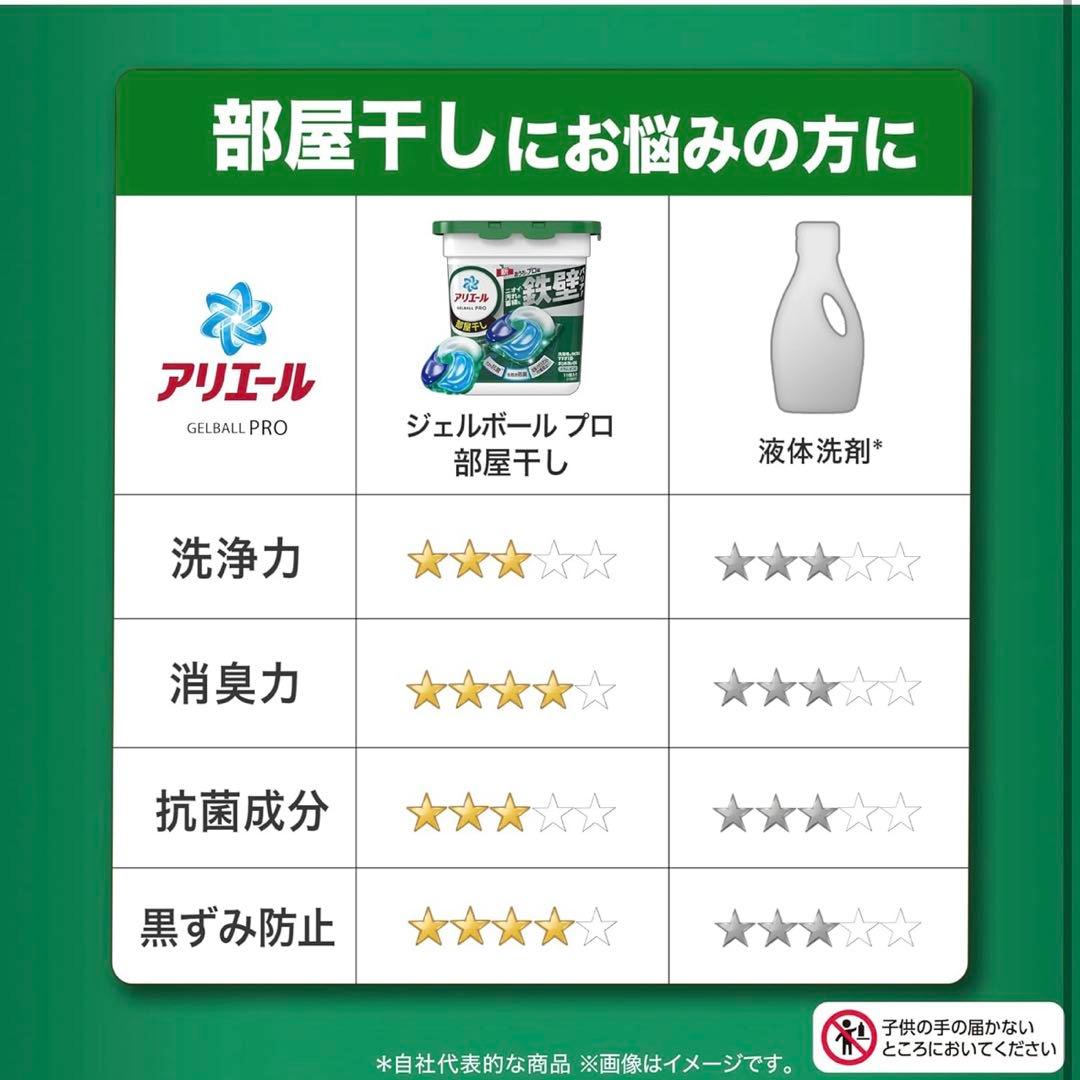 アリエール グローバルプロ 110個入り×2袋 部屋干し用