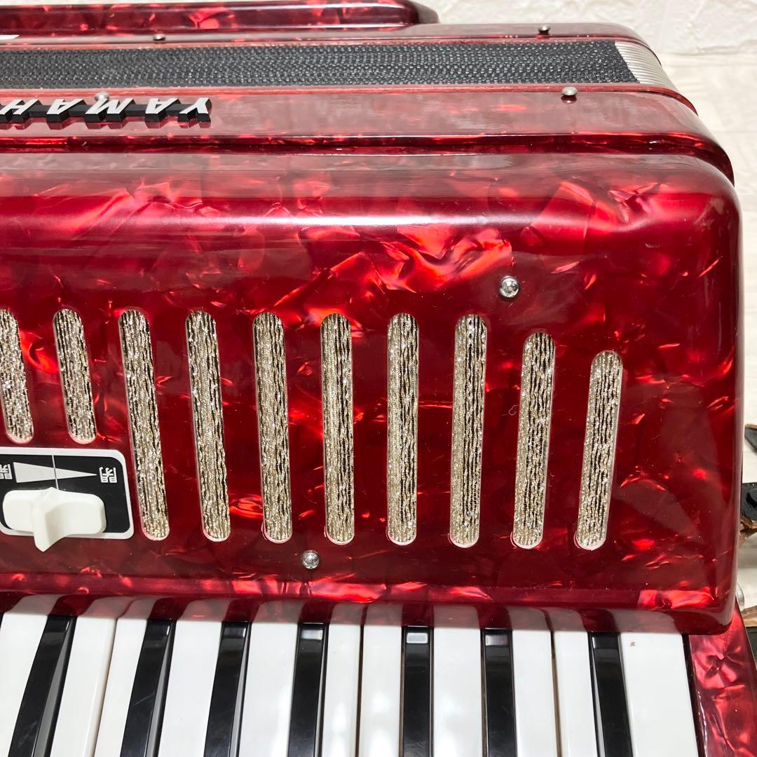 YAMAHA アコーディオン　S-32B 美品　赤　レッド　ヤマハ