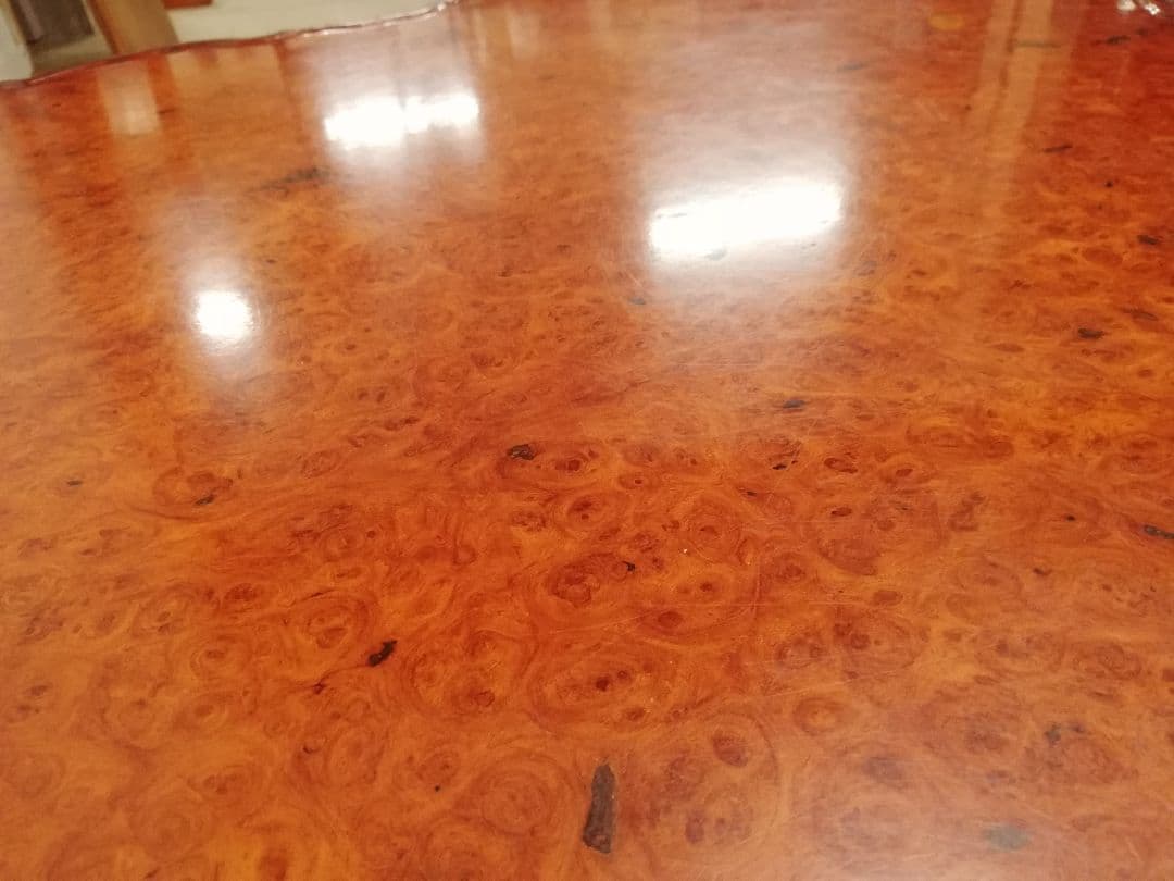 唐木 総花梨無垢 瘤 重厚な座卓