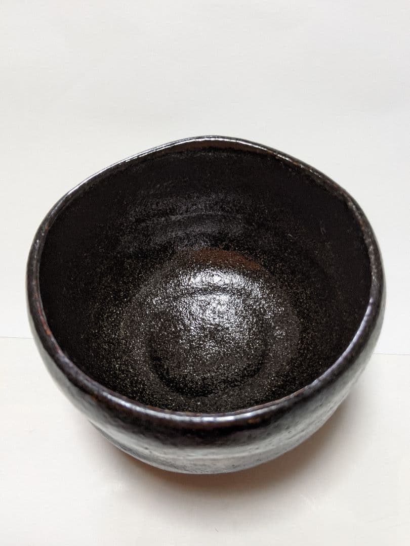 骨董品　抹茶茶碗　黒楽　茶道具